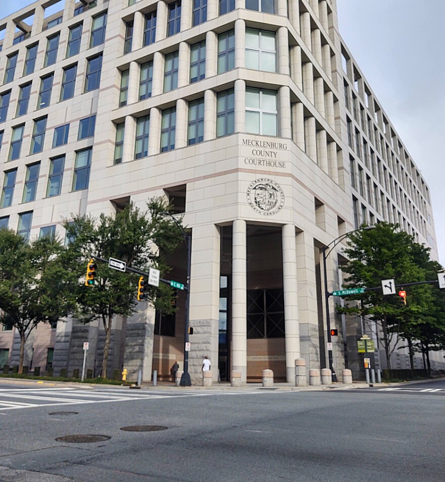 Mecklenburg County Courthouse in Charlotte.