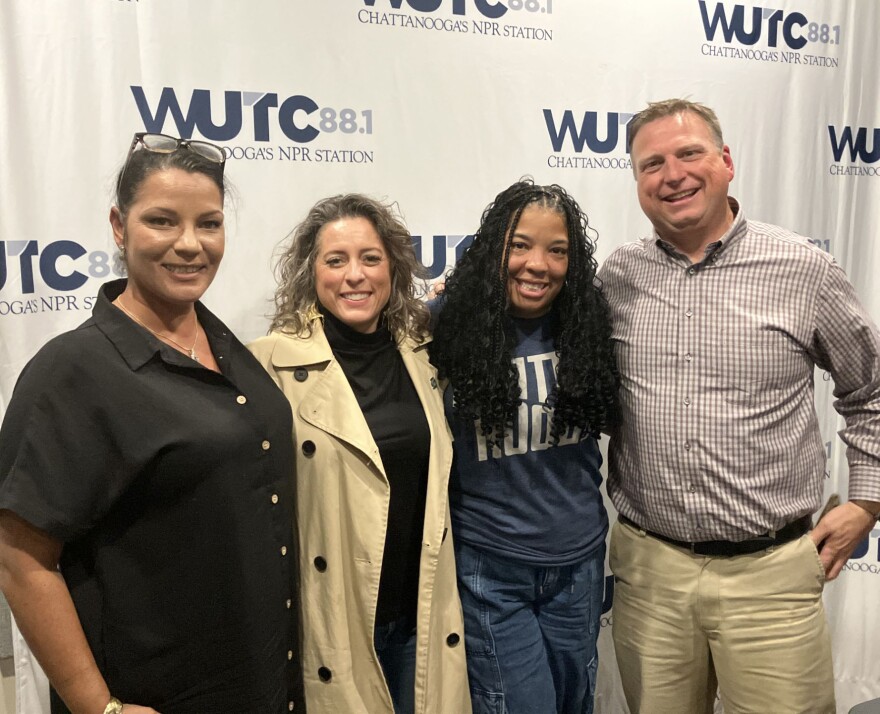 Karen Shostak, Monica Kinsey, Carmen Davis and Brian Smith - at WUTC.