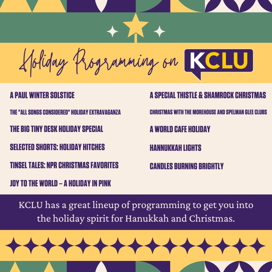 Holiday Programming on KCLU