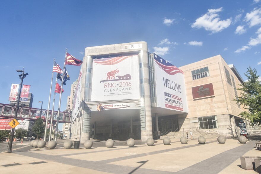 The 2016 Republican National Convention in Cleveland.