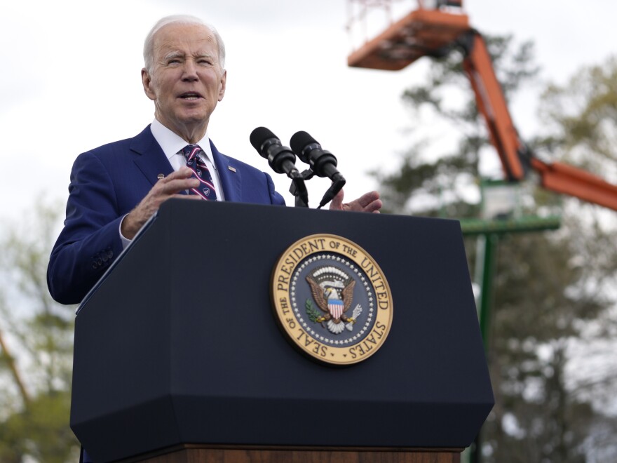 President Joe Biden on Thursday called on banking regulators to take more steps to reduce the risk of mid-sized bank failures.