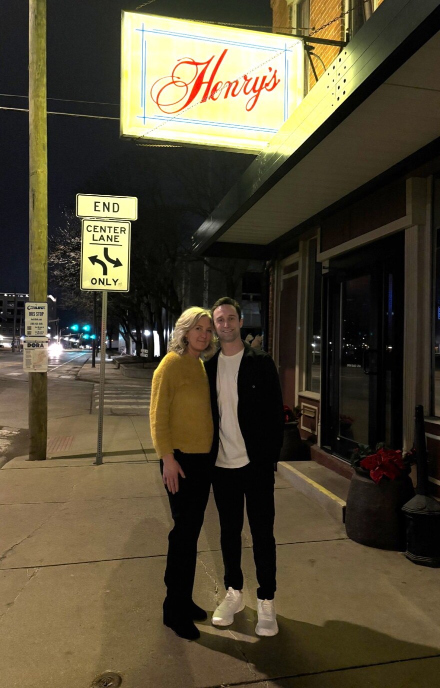 Kelly Steele and her son Max are proud to carry on the