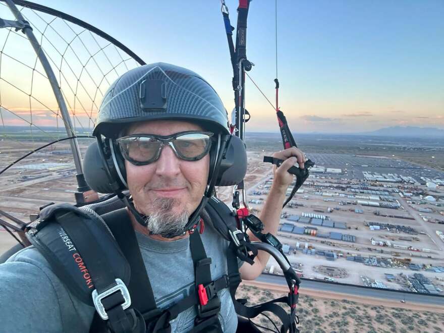 Thomas Bird above Project Jupiter