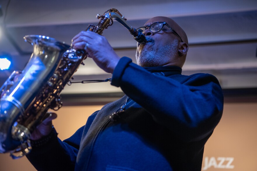 Alto saxophonist Greg Osby performing at the IDEA Center For The Arts in Camden, NJ on Oct. 7, 2023.