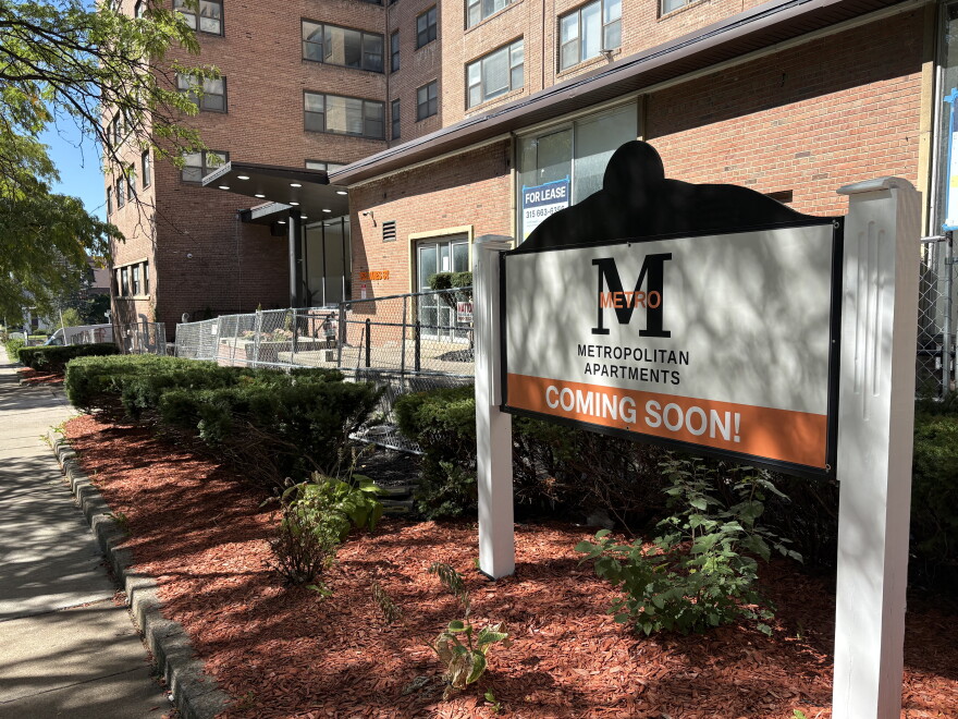 The James St. side of the Metropolitan