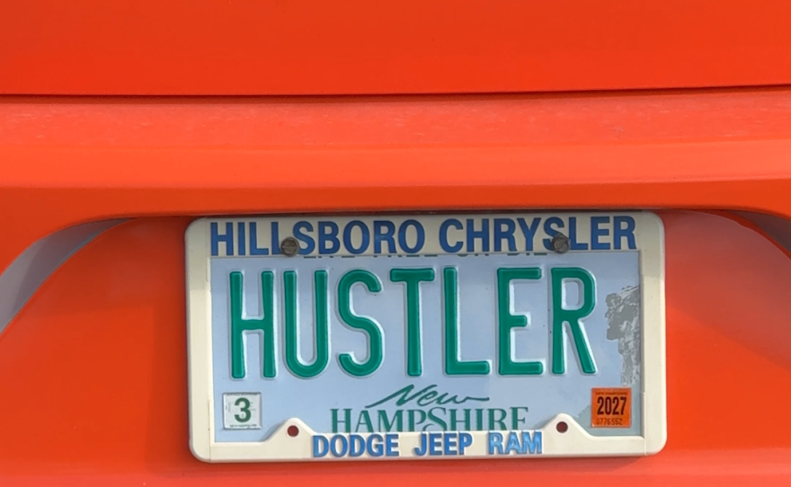 Vanity plates are all over New Hampshire.