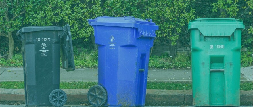 Pittsfield Township rubbish carts.