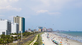 A stretch of Myrtle Beach in South Carolina. 