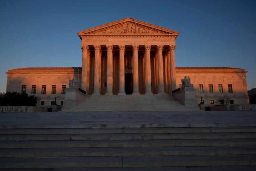 WASHINGTON, DC - JANUARY 26:  The U.S. Supreme Court building on the day it was reported that Associate Justice Stephen Breyer would soon retire on January 26, 2022 in Washington, DC. Appointed by President Bill Clinton, Breyer has been on the court since 1994. His retirement creates an opportunity for President Joe Biden, who has promised to nominate a Black woman for his first pick to the highest court in the country.  (Photo by Chip Somodevilla/Getty Images)