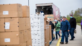 Harvesters has distributed about 50 million pounds of food since March, which is 11 million pounds more than that same time period last year.