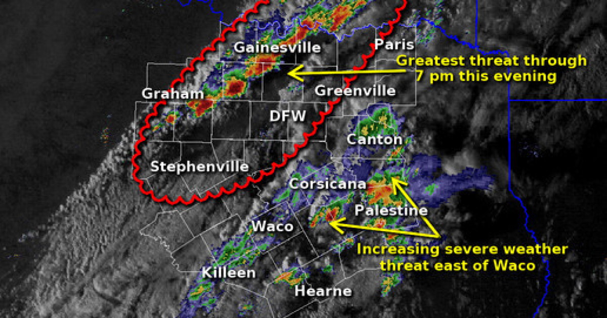 Severe Storms Hit North Texas With Strong Winds, Hail; Tornado Damage ...