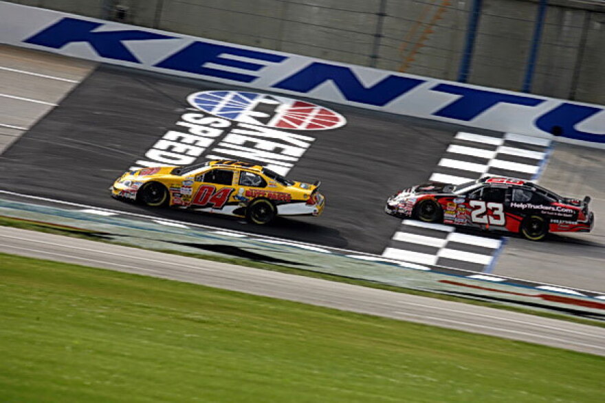 NASCAR Nationwide Series Practice at the Kentucky Speedway.