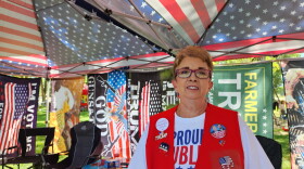 Donna Deleff, Delta County Republicans, represents her party at the Delta County Fair