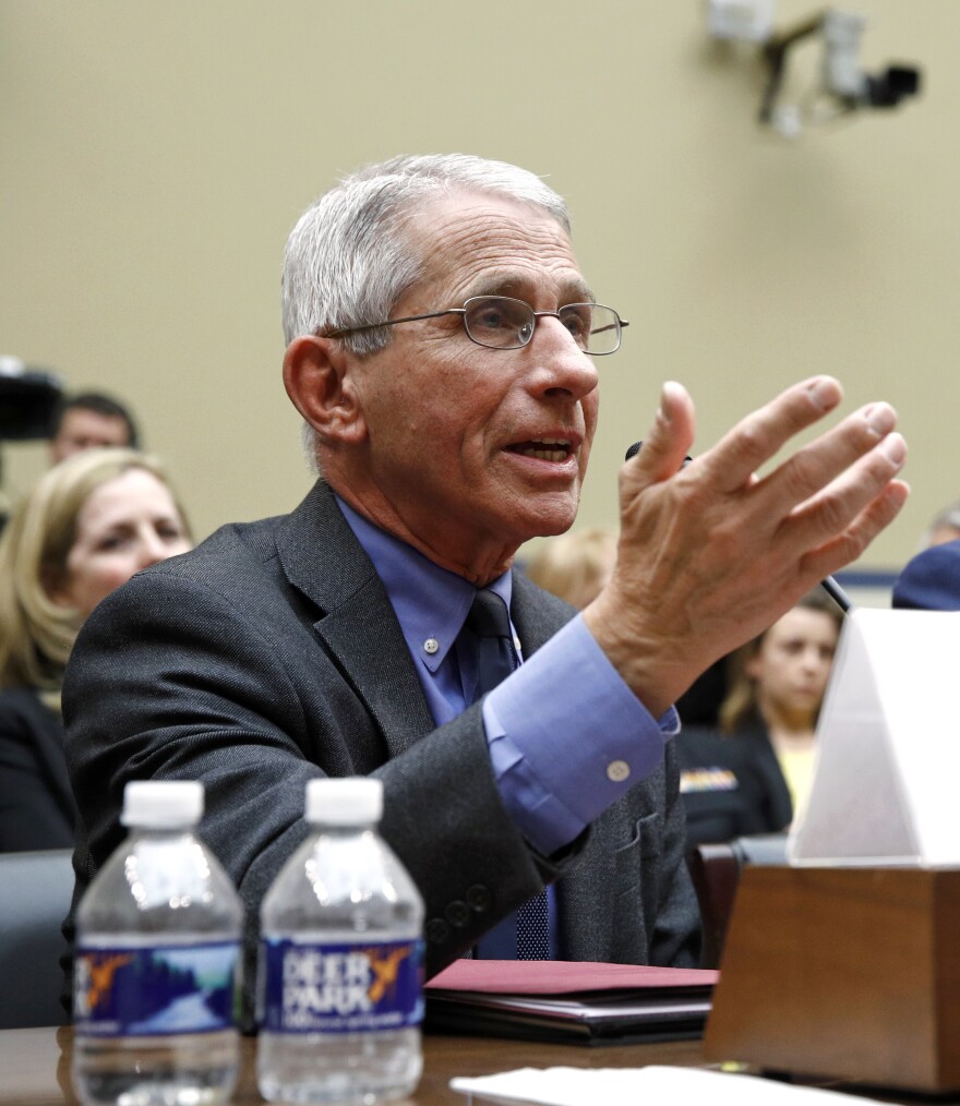 Dr. Anthony Fauci, director of the National Institute of Allergy and Infectious Diseases, said elderly people and people with underlying health problems should take special precautions and not  travel on cruise ships.