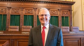 Brian Bingman stands in the Oklahoma State Capitol