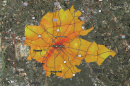 Charlotte has been characterized as an urban heat island.