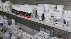 Bottles of medications sit on shelves at the Stormont Vail Retail Pharmacy in Topeka, Kan., Tuesday, June 2, 2026. 