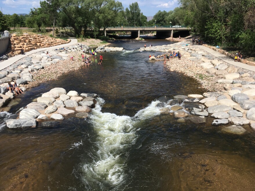 The Poudre River Whitewater Park opened in October 2019 and is a popular spot for tubers and kayakers.