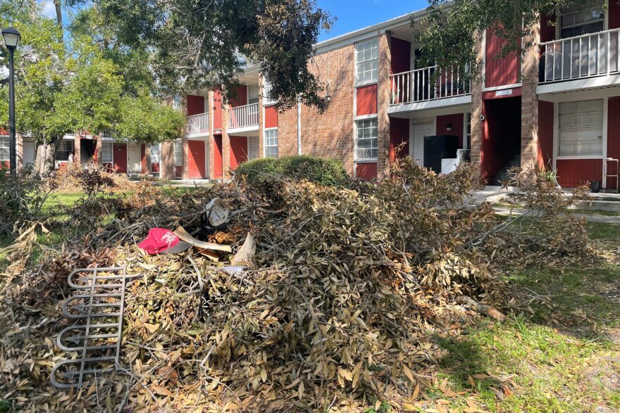 A nearby drainage failure forced a rush of water into Charlene Love’s apartment complex. Some of her neighbors lost everything.