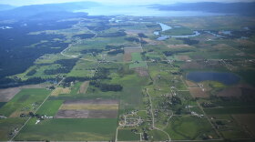 Montana's Flathead Valley from above.