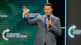 Turning Point USA Founder Charlie Kirk speaks at The Believers' Summit 2024