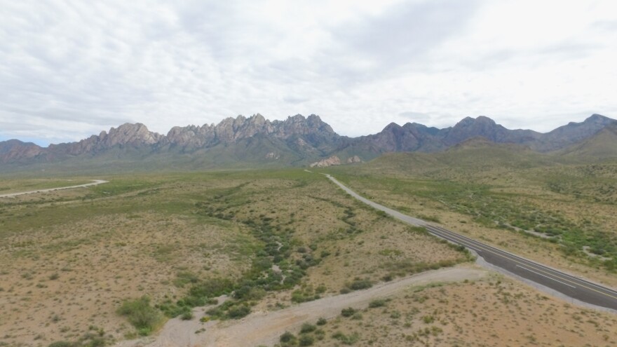 The Organ Mountains in Las Cruces