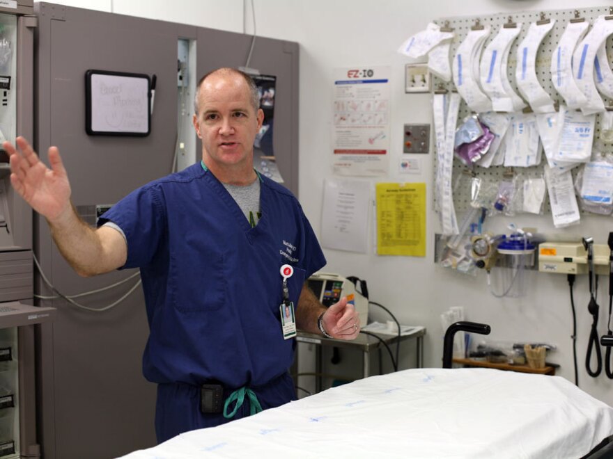 Dr. Mark Baker and his team at Children's Hospital in Birmingham, Ala., treated 60 children the night of April 27, 2011, when an outbreak of tornadoes roared across the Southeast.