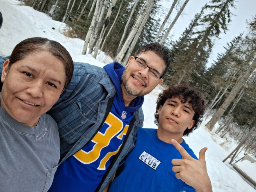 Sonia Espinoza Arriaga, Alex Sanchez-Ramos and Cristofer Cardenas Espinoza.