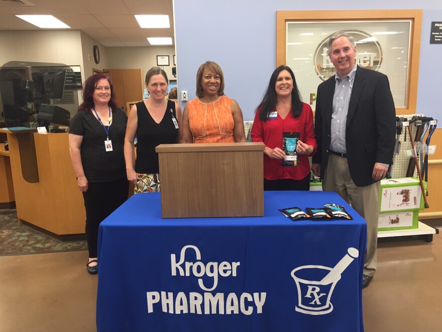 Pic from right: Gail Dafler, prevention specialist Goodwill Easter Seals Miami Valley (GWESMV); Dawn Cooksey, director of Behavioral Health Services GWESMV;   Helen Jones-Kelley, executive director, Montgomery County Alcohol, Drug Addiction & Mental Healt