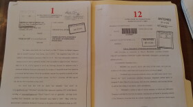 Clerk of Courts Aftab Pureval provided examples of real and fake court orders. The forged document is revealed in the story below.