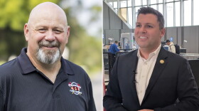 Bob Brooks, left, and Rep. Ryan Mackenzie, right, were scheduled to debate on Wednesday, Oct. 21, 2026 ahead of their contest in the Nov. 3 midterm election. Brooks cancelled his commitment to the Business Matters congressional debate.