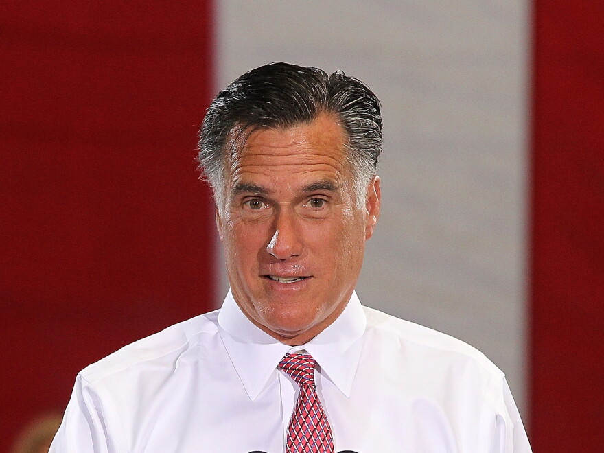 Republican presidential candidate Mitt Romney speaks during a campaign rally at Somers Furniture on May 29 in Las Vegas, Nev. Romney says he will create over 11 million jobs in his first term, but many economists say they need to see more details than his plan plan provides to assess the claims.