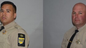 Former Peoria County Sheriff's deputies Joshua Carr, left, and Matthew Hawkins.