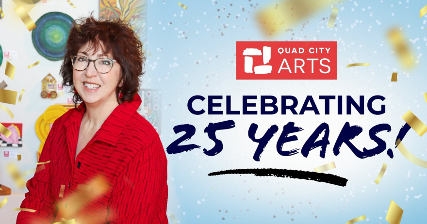 Quad City Arts will celebrate Dawn Wohlford-Metallo's 25 years with the nonprofit at the reception Friday, Oct. 9, 6 to 8 p.m.
