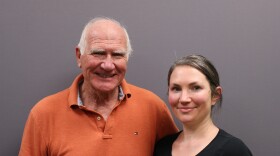 Mariann Abrahamsen (R) recently spoke to her father Magne Abrahamsen (L) for StoryCorps Tampa Bay. Magna described what it was like living in Norway under Nazi occupation during WWII.