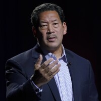 Bruce Harrell speaks during the Oct. 14 Seattle mayoral debate.