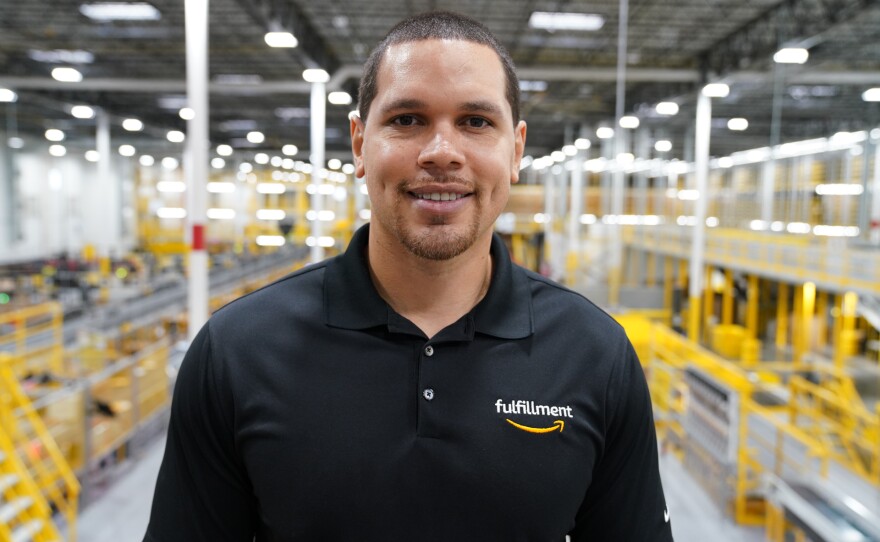 Amazon representative Andre Woodson.
