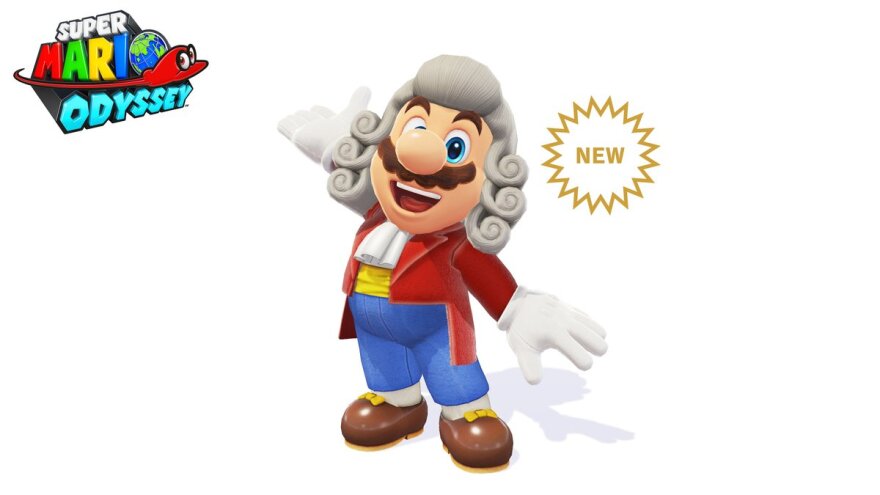 Mario's Conductor Wig and Outfit, from Super Mario Odyssey