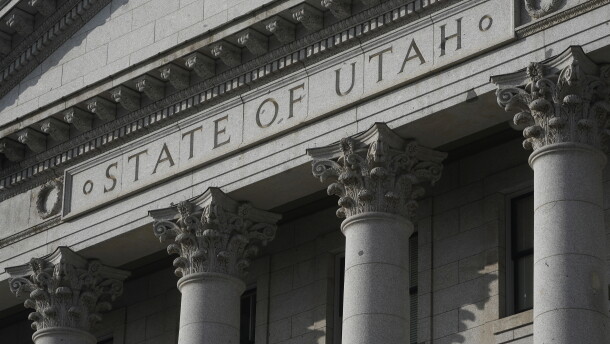 The Utah State Capitol is shown during the first day of the Utah Legislature 2022 general session on Tuesday, Jan. 18, 2022, in Salt Lake City.