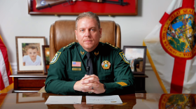 Sheriff Eric Flowers in a video posted to the sheriff office's Facebook page