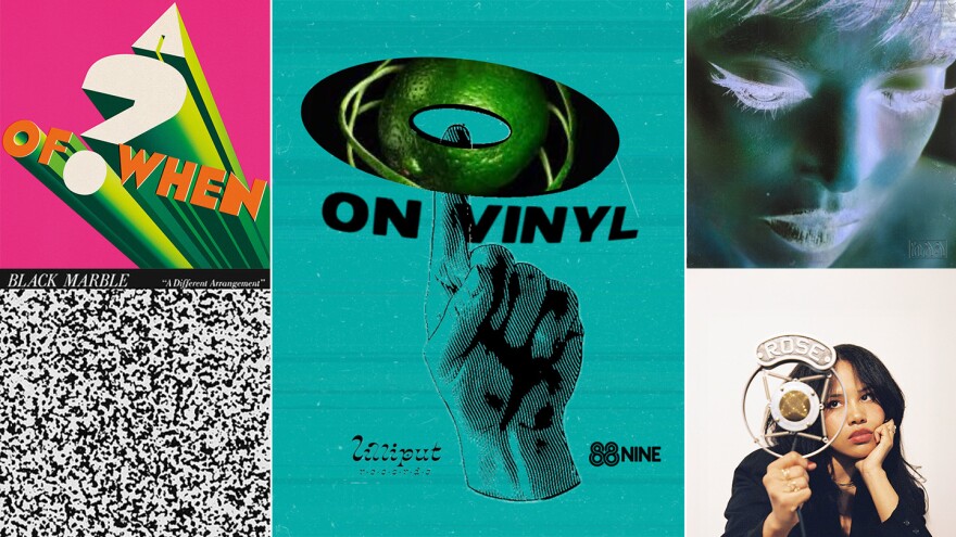 (Clockwise from top left) Albums from Panda Bear & Sonic Boom, Kelela, Baby Rose and Black Marble.