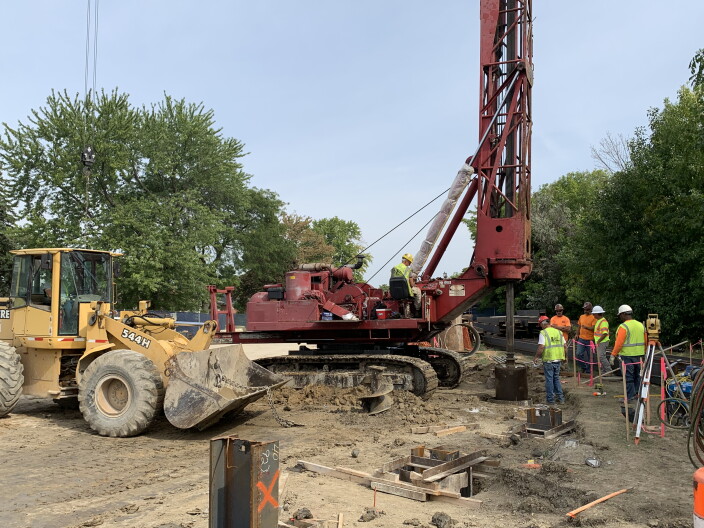 Macomb County to install two inflatable bladders into pipe to help reduce combined sewer overflows into Lake St. Clair