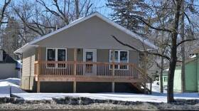 A house built by participants of BiCAP Youthbuild in 2017 for eligible affordable housing applicants in Bemidji.