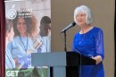 Virginia Glass during the recent fish fry fundraiser at the Tallahassee Women's Club to benefit Second Harvest of the Big Bend.