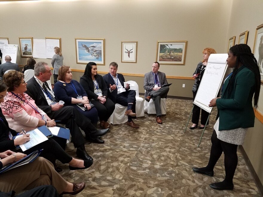 The Appalachian Regional Commission held six recovery-to-work listening sessions throughout the region, including this session in March in Pineville, Kentucky.
