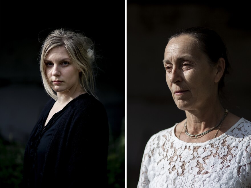 Erika Pettersson (left) and her mother, Agneta Berliner. Erika visited the museum and saw an exhibit with the monkey donated by Gert Berliner. She noticed that her mother has the same last name. Erika and Agneta are Swedish, and they had a family connection to Germany and Berlin.