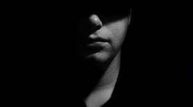 A black and white portrait of a young white man. (Getty Images)