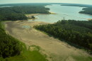 A birds eye view of Jordan Lake