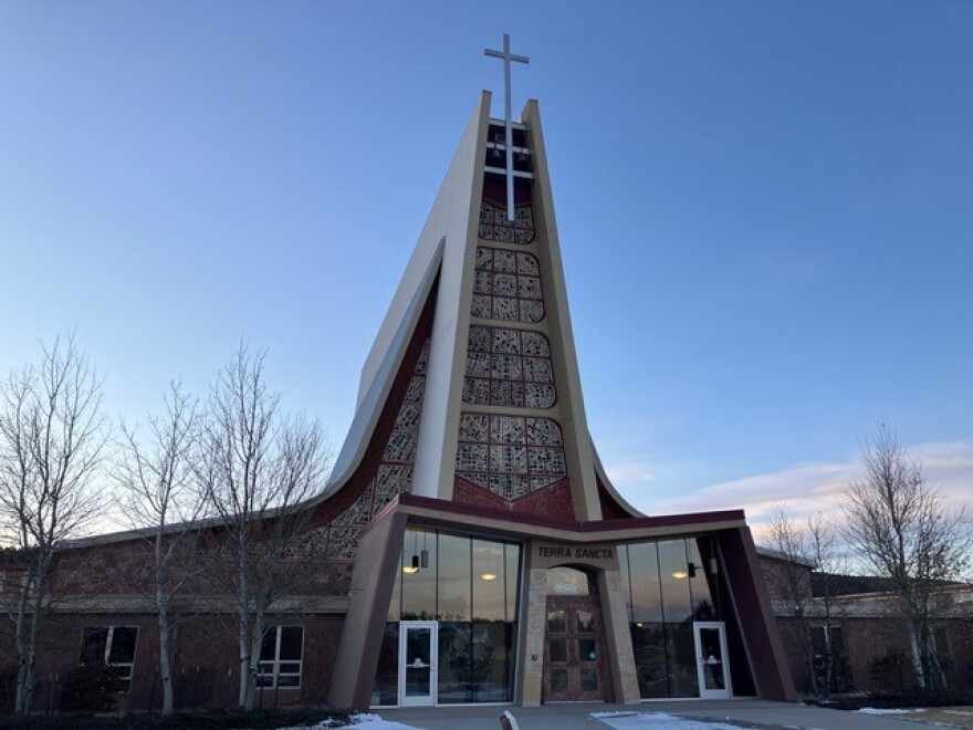 The Holy Cross Chapel where Sister Jane Frances’ funeral mass was held