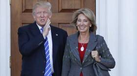 Donald Trump and Betsy Devos